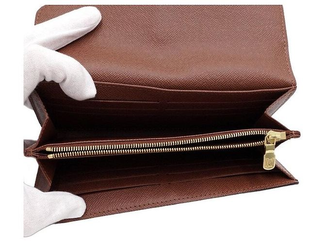Louis Vuitton Cartera larga para mujer Monogram Sarah Wallet - vista 5