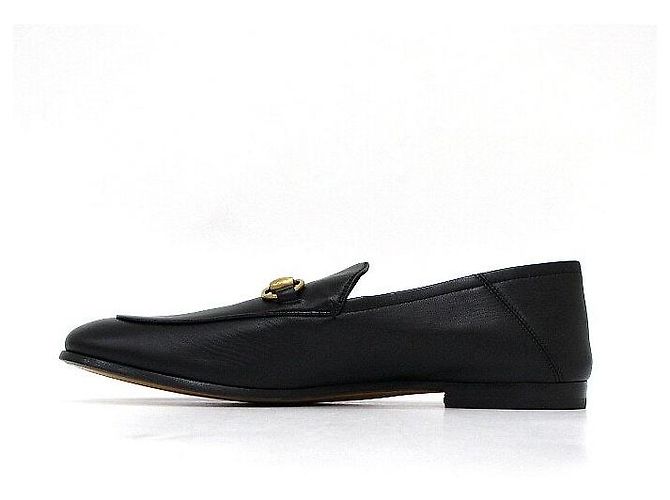 Gucci Mocassins à mors pour hommes en cuir noir - vue 4