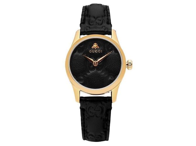 Gucci G-Timeless GG Dial Damenlederuhr - Ansicht 2