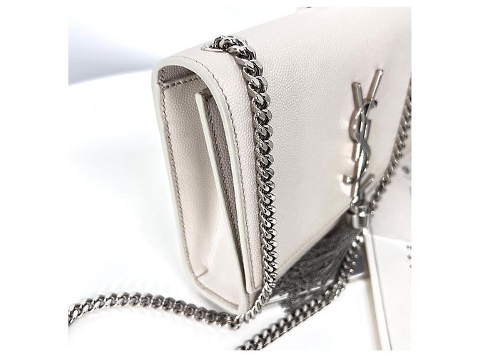 Autre Marque Borsa a tracolla Kate con nappe White - vista 10