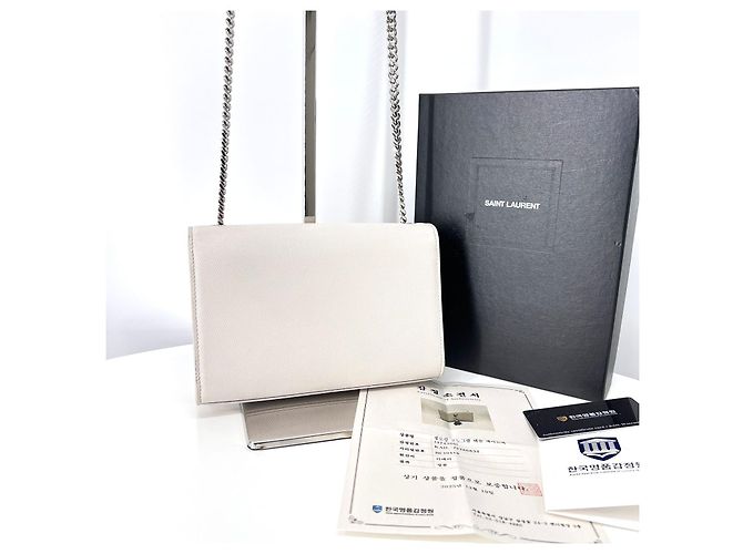 Autre Marque Borsa a tracolla Kate con nappe White - vista 5