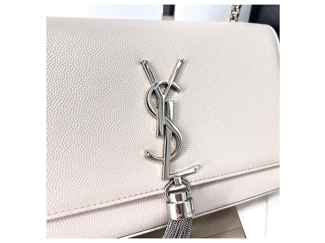 Autre Marque Borsa a tracolla Kate con nappe White - vista 6