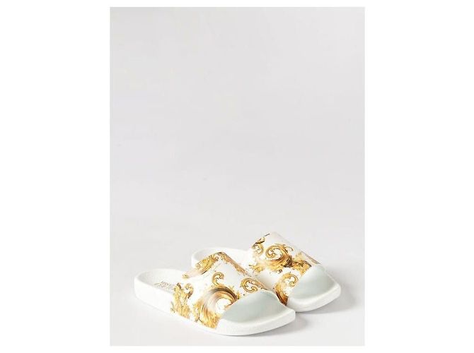 Versace Sandali slide in gomma stampati - vista 5