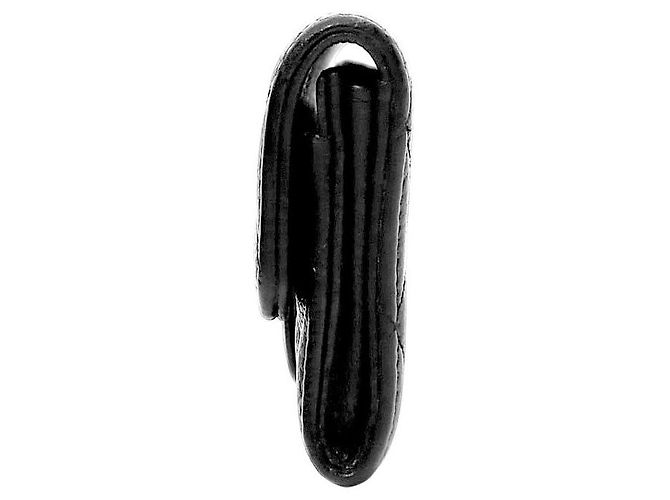 Chanel Tarjetero de piel caviar negra - vista 2