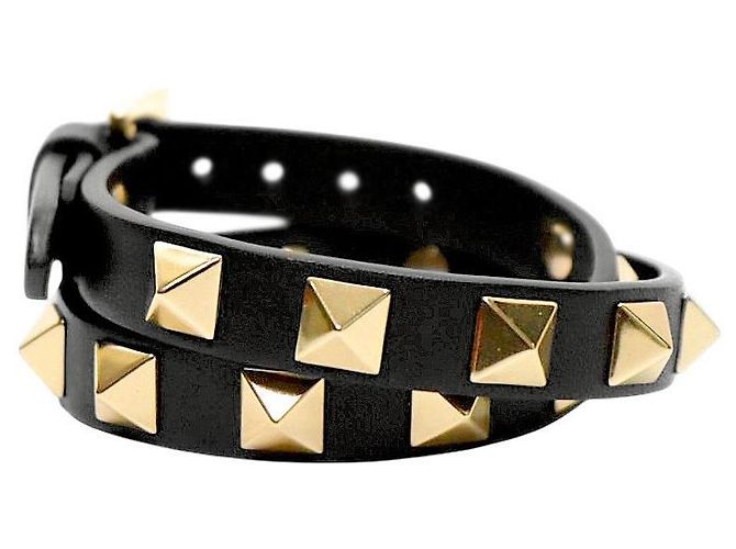 Valentino Rockstud Armband mit doppeltem Band - vista 2