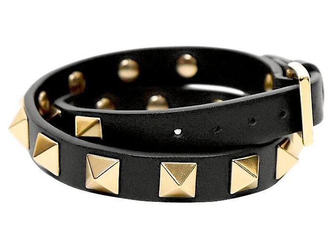 Valentino Rockstud Armband mit doppeltem Band - vista 4
