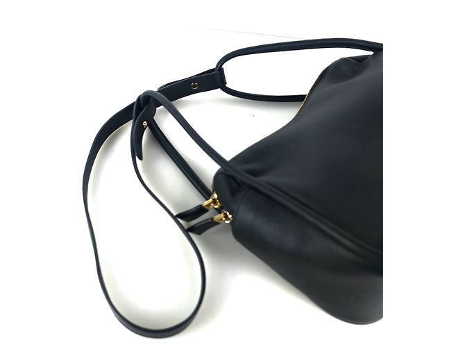 Prada Borsa Tote in pelle a tracolla - vista 5
