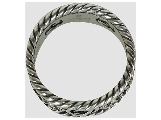 Gucci Anillo Flora Interlocking Silver - vista 2