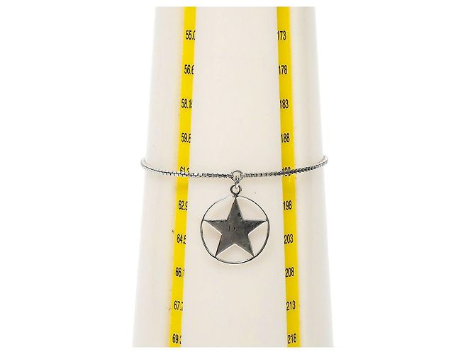 Dior Pulsera de Estrella Redonda Plateada - vista 5