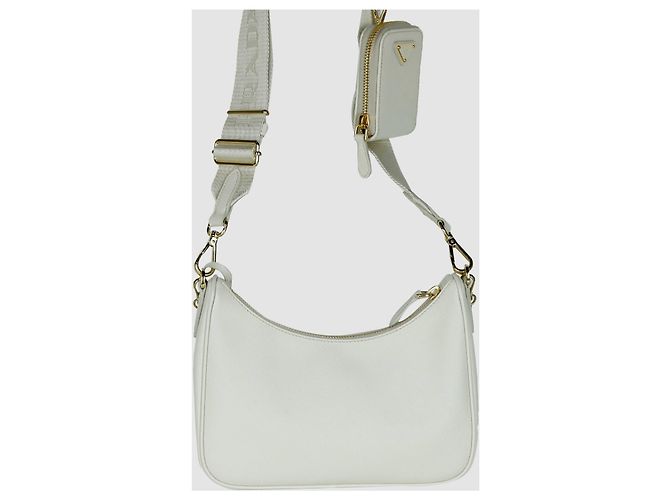Prada Borsa a tracolla Reedition in pelle Saffiano - vista 3
