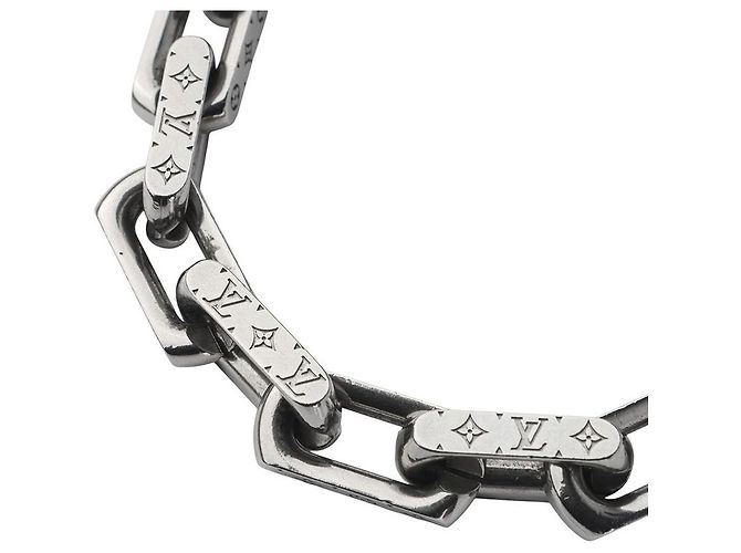 Louis Vuitton Bracciale a catena Monogram argento Misura - vista 2