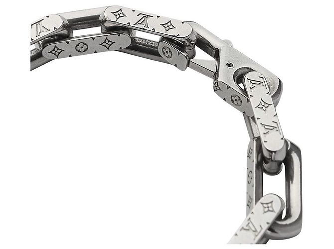 Louis Vuitton Bracciale a catena Monogram argento Misura - vista 3