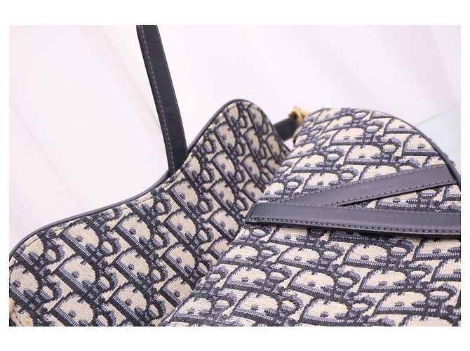 Dior Oblique Jacquard Saddle Tote Schultertasche - Ansicht 11