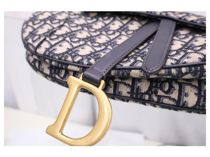 Dior Oblique Jacquard Saddle Tote Schultertasche - Ansicht 5
