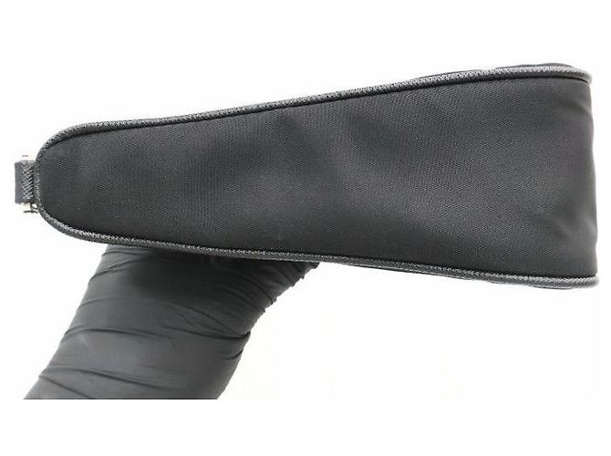 Prada Borsa a tracolla Hobo Re-Edition in nylon nera - vista 5