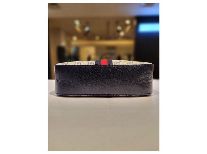 Gucci Borsa a tracolla Ophidia GG Supreme Blue - vista 7