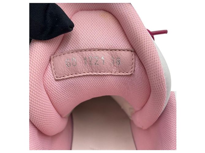 Louis Vuitton Sneakers Archlight Mesh Leather White Pink - vista 22