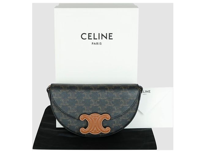 Céline Borsa a tracolla Versace Trojian Canvas Quir - vista 6