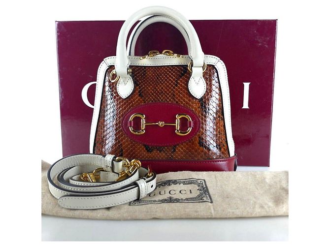 Gucci Python Horsebit Top Handle Schultertasche Crossbody - Ansicht 6