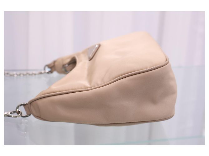 Prada Borsa a tracolla e spalla Re-Nylon Tessuto Chain - vista 3