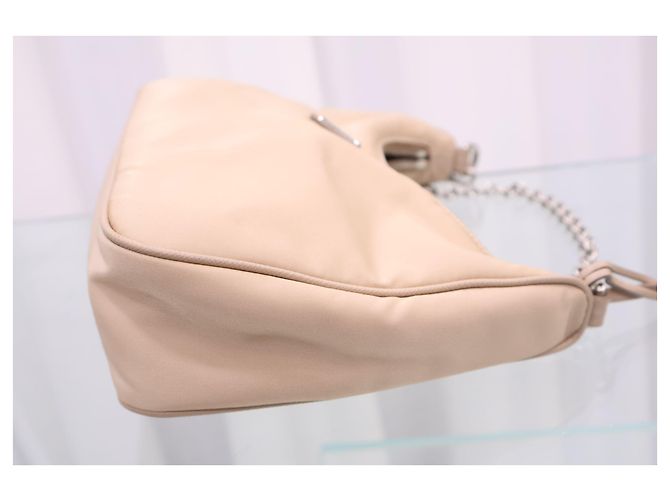 Prada Borsa a tracolla e spalla Re-Nylon Tessuto Chain - vista 5