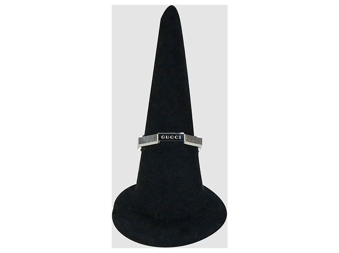 Gucci Anello Link to Love in oro bianco - vista 3