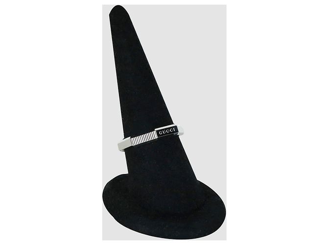 Gucci Anello Link to Love in oro bianco - vista 5