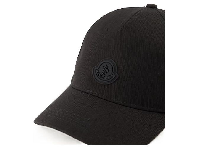 Moncler Cappellino da baseball in gabardine di cotone - vista 5