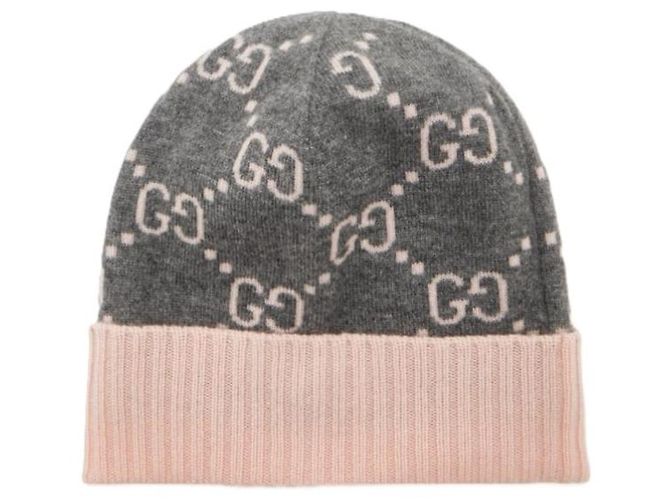 Gucci Berretto in jacquard di cashmere - vista 4