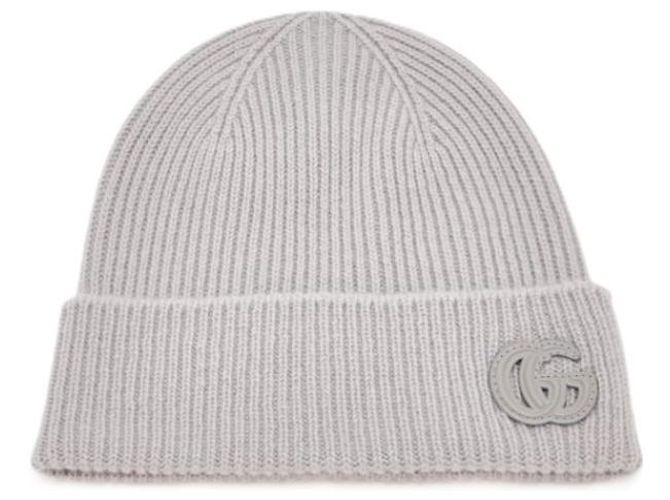 Gucci Berretto in cashmere con patch - vista 2