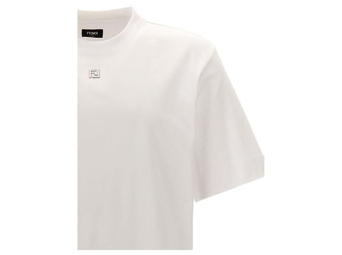 Fendi Metal FF T-Shirt aus Baumwolle - Ansicht 4