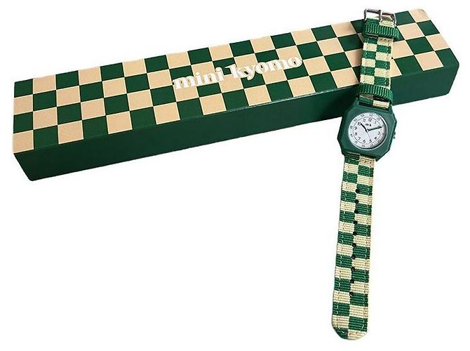 Autre Marque Relógio Checkered Summer Grass - vista 6