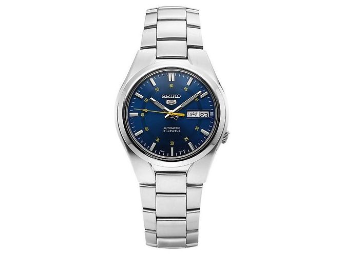 Orologio automatico da uomo Seiko in metallo argento - vista 2