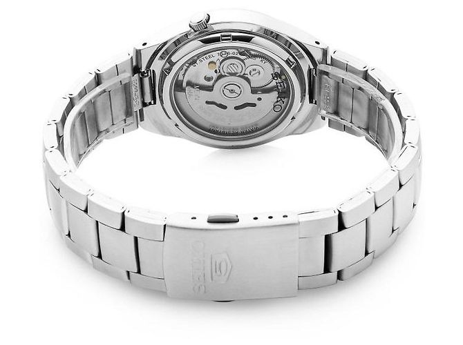 Orologio automatico da uomo Seiko in metallo argento - vista 5