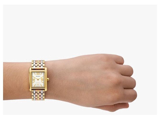 Tory Burch Die Eleanor Square Metalluhr für Damen - Ansicht 6