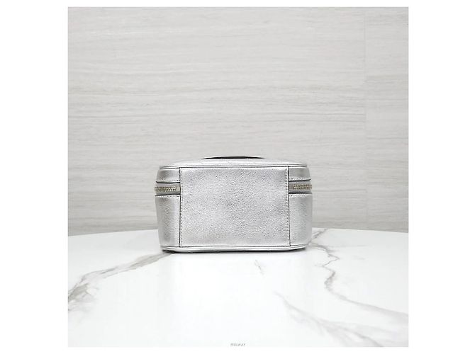 Gucci Nuova Borsa Blondie Mini Top Handle Argento Metallizzato - vista 7