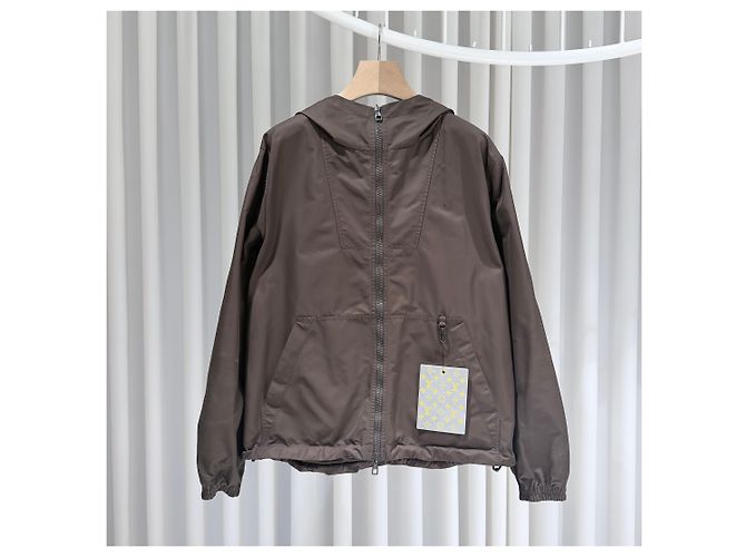 Louis Vuitton Giacca antivento reversibile marrone - vista 5