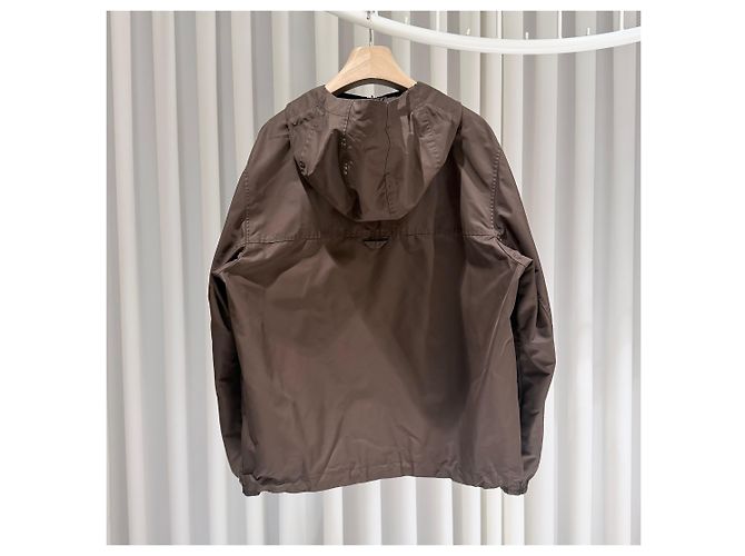 Louis Vuitton Giacca antivento reversibile marrone - vista 6