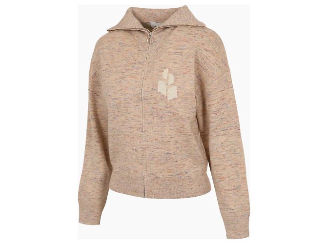 Isabel Marant Cardigã com fecho zip e gola alta - vista 3