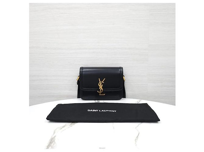 Autre Marque Picca borsa satchel nera e oro - vista 9