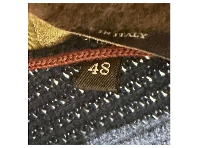 Loro Piana Cashmere Blouson Zip Jacke in Navy (Größe - Ansicht 5