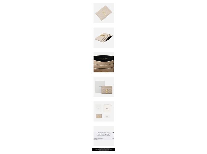 Autre Marque Monogram Kartenetui Dark Beige - Ansicht 3