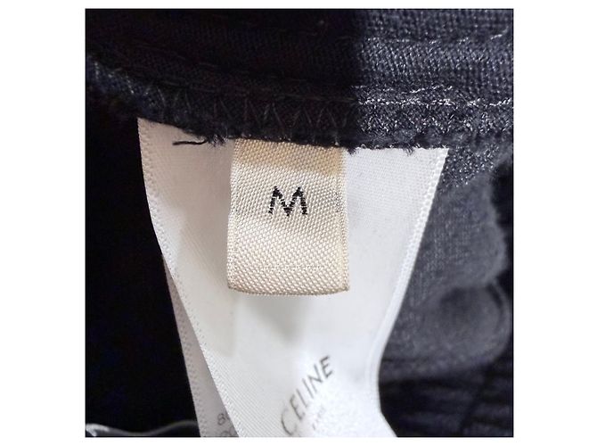 Céline Set Pantaloni e Giacca con Zip in Velluto Triope Black - vista 11