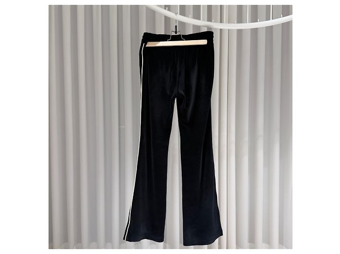 Céline Set Pantaloni e Giacca con Zip in Velluto Triope Black - vista 9