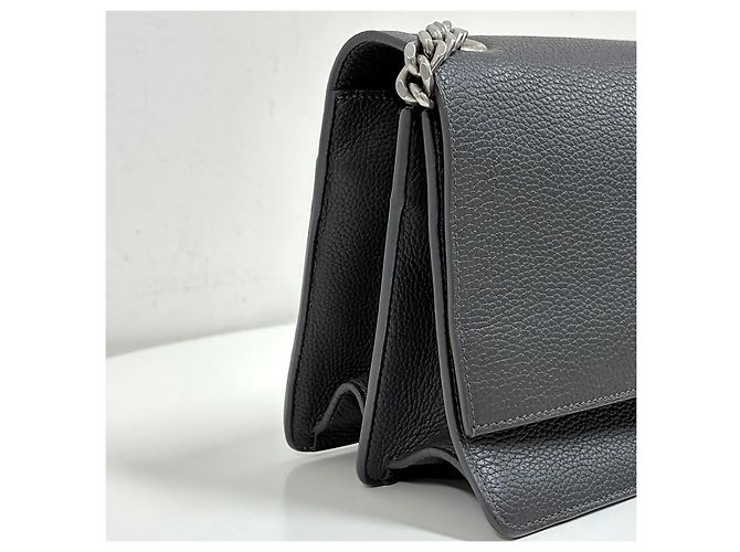 Autre Marque Sunset Medium Chain Shoulder Bag Gray - view 12