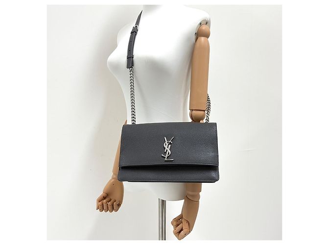 Autre Marque Sunset Medium Chain Shoulder Bag Gray - view 3
