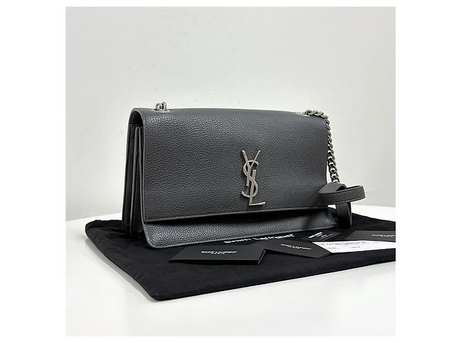 Autre Marque Sunset Medium Chain Shoulder Bag Gray - view 4