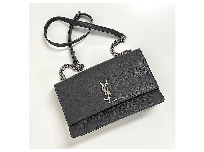 Autre Marque Sunset Medium Chain Shoulder Bag Gray - view 9