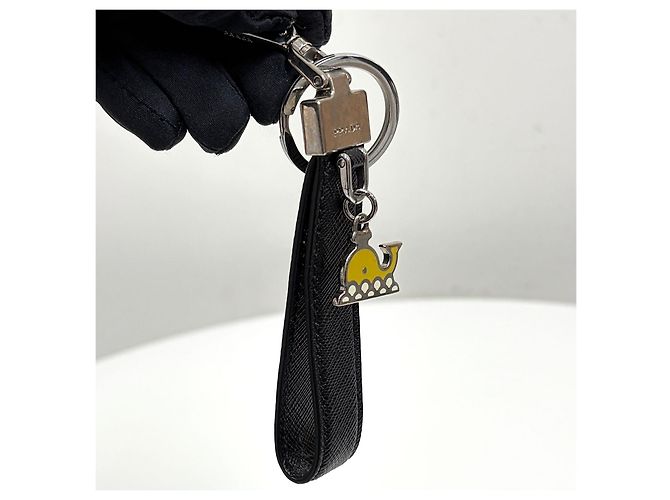 Prada Saffiano Schlüsselanhänger Black - Ansicht 3