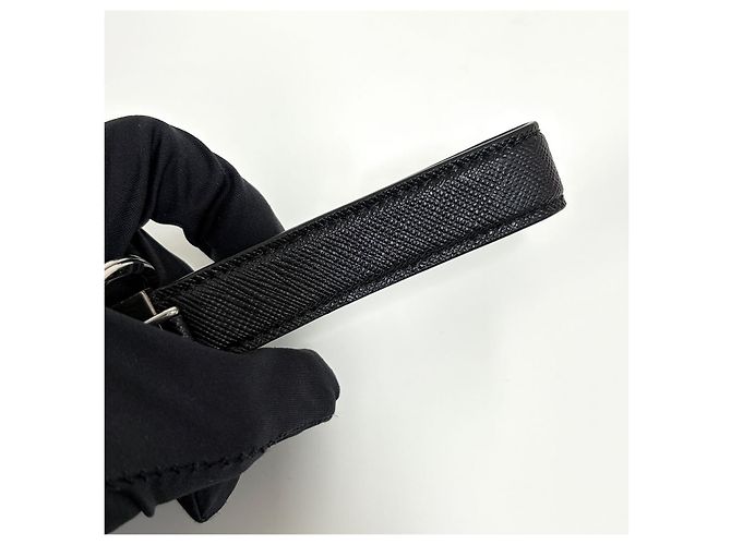Prada Saffiano Schlüsselanhänger Black - Ansicht 6